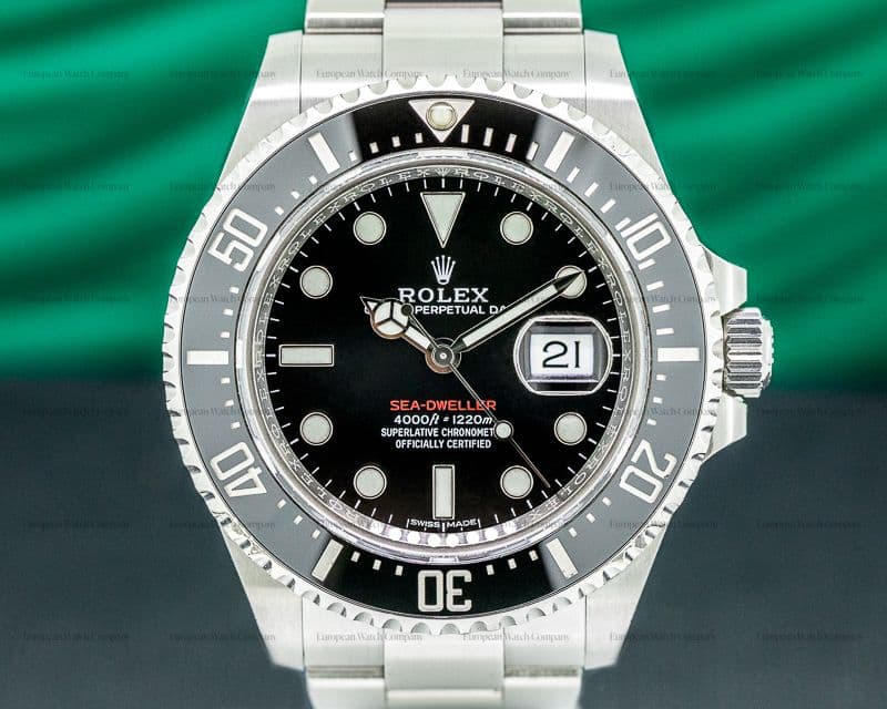 Rolex Sea Dweller 126600 RED 43MM SS 