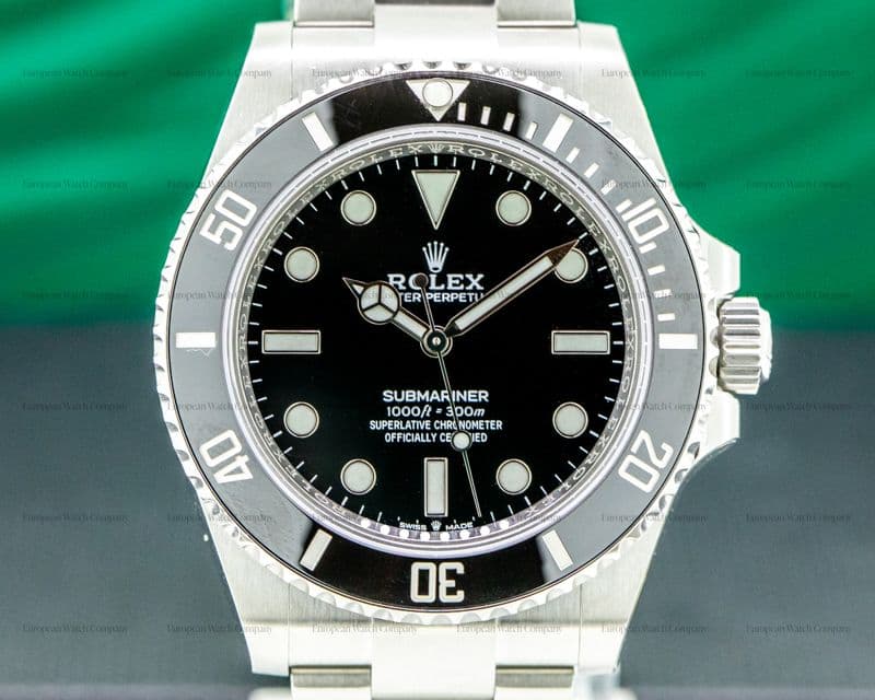 Rolex Submariner 124060 No Date Ceramic Bezel 41MM UNWORN