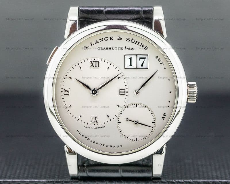 A. Lange and Sohne Lange 1 101.025 Platinum "STEALTH" Silver Dial
