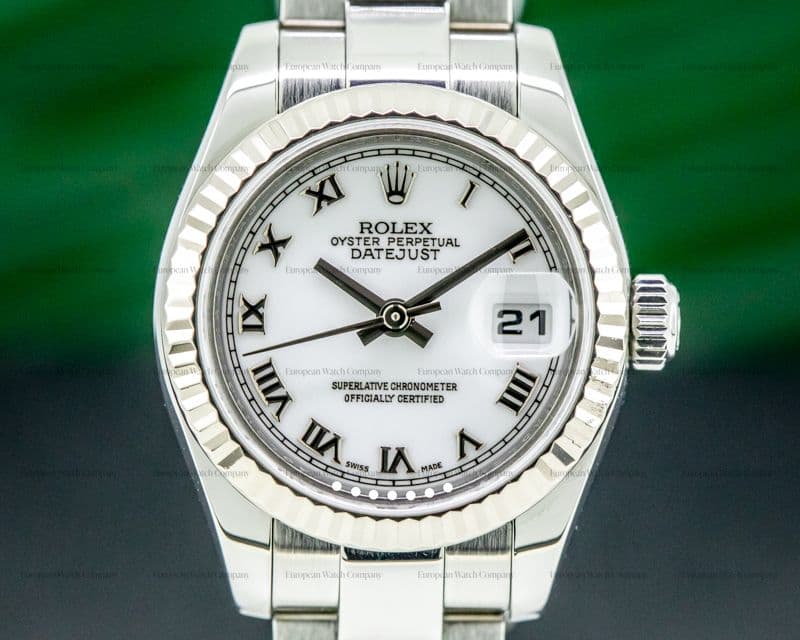Rolex Lady Datejust White Dial Jubilee SS / Oyster 