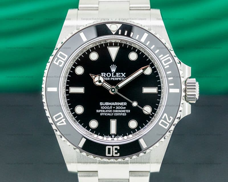 Rolex Submariner 124060 No Date Ceramic Bezel 41MM UNWORN