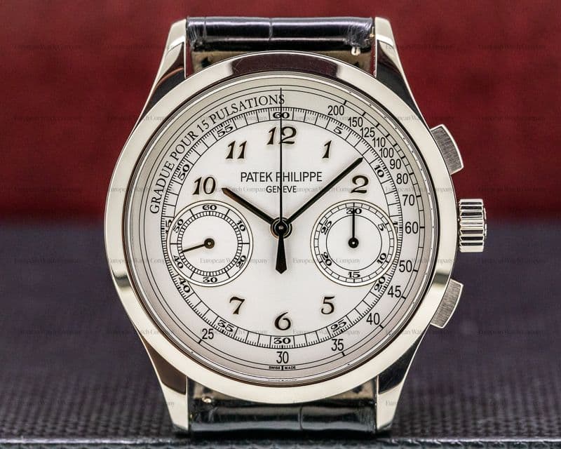 Patek Philippe Chronograph 5170G 18K White Gold / Silver Pulsation 