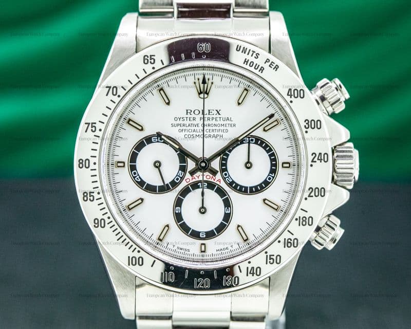 Rolex Daytona 16520 Zenith Movement White Dial SS 
