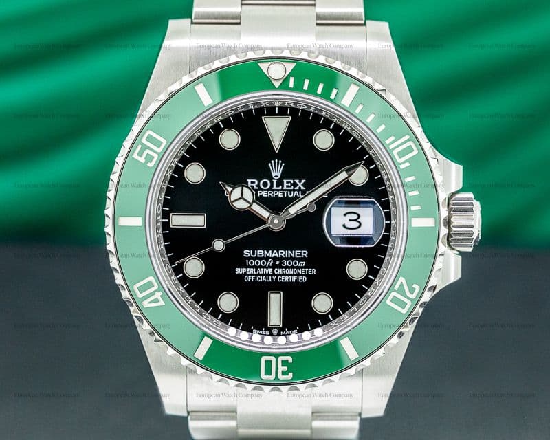 Rolex Submariner Date 126610LV Kermit GREEN Ceramic Bezel 41MM UNWORN
