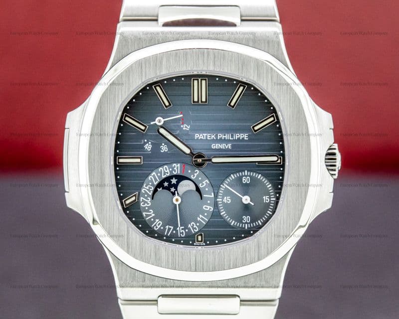Patek Philippe Nautilus 5712 Moonphase Power Reserve SS FULL PP SERVICE