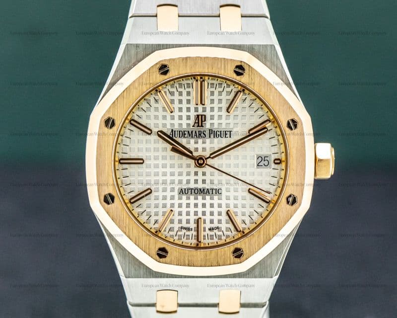 Audemars Piguet Royal Oak White Dial 18k / SS 37MM 