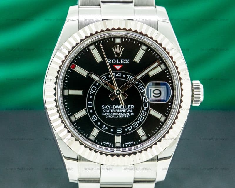 Rolex Sky Dweller 326934 Steel Black Dial 