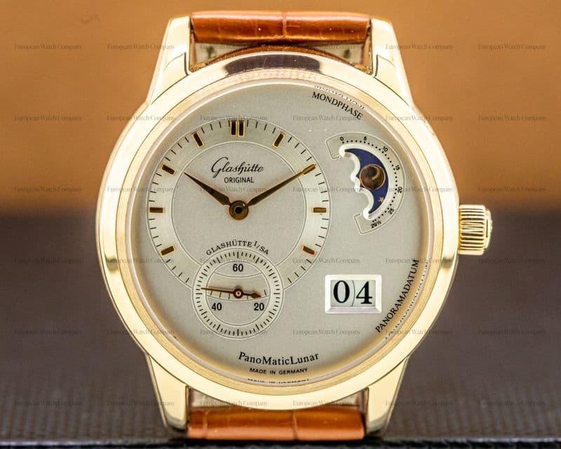 Glashutte Original Panomatic Lunar 18K Rose Gold