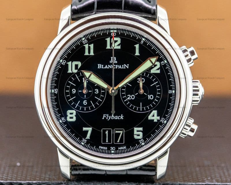 Blancpain Flyback Chronograph Big Date SS Black Dial 40MM