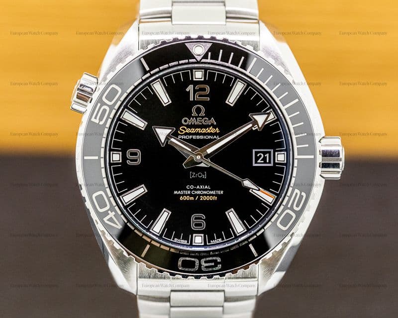 Omega Seamaster Planet Ocean Co-Axial Black Dial SS / SS