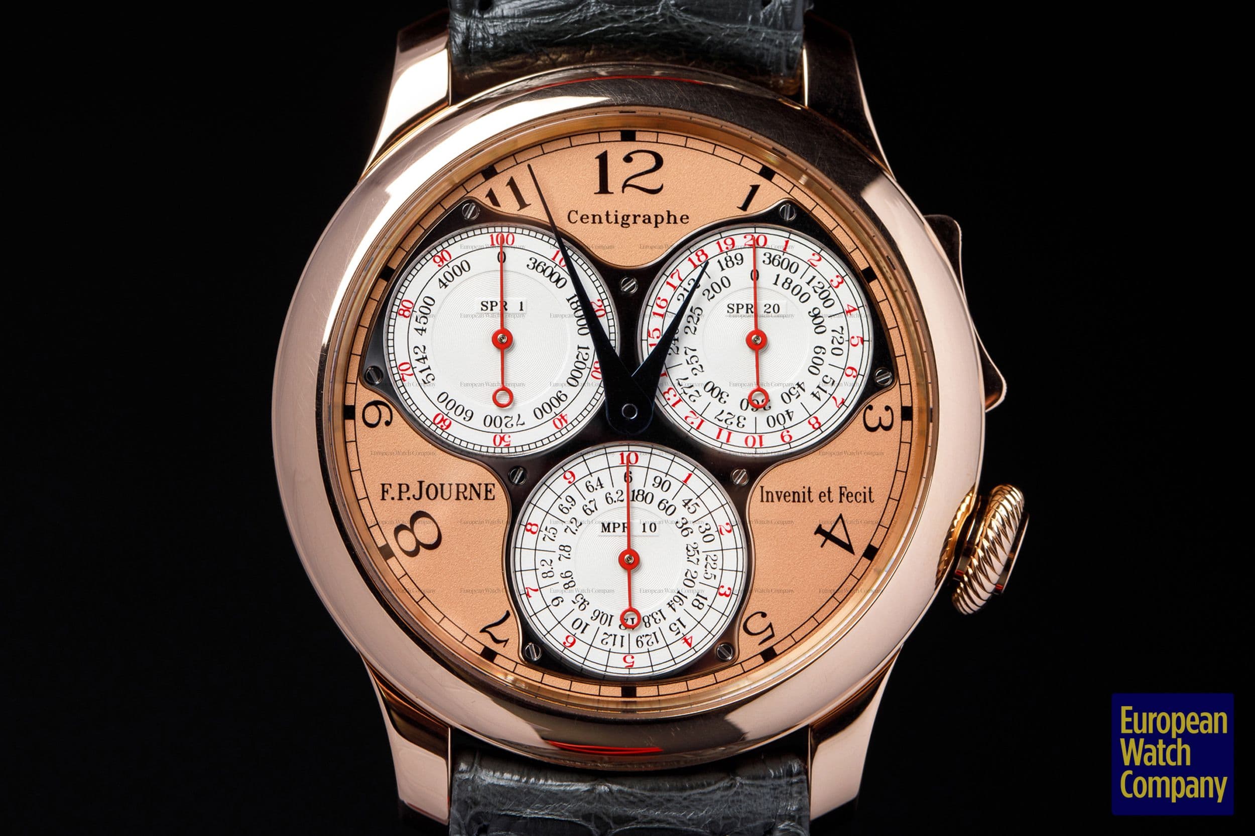 F. P. Journe Centigraphe Souverain 18K Rose Gold Rose Dial 