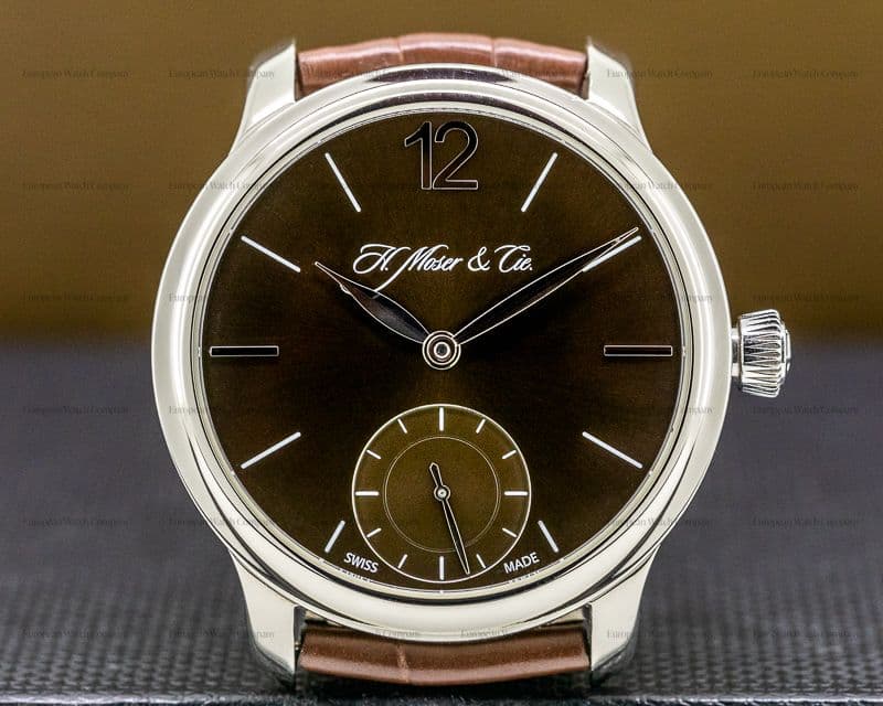 H. Moser & Cie MAYU 18K White Gold Brown Fume Dial