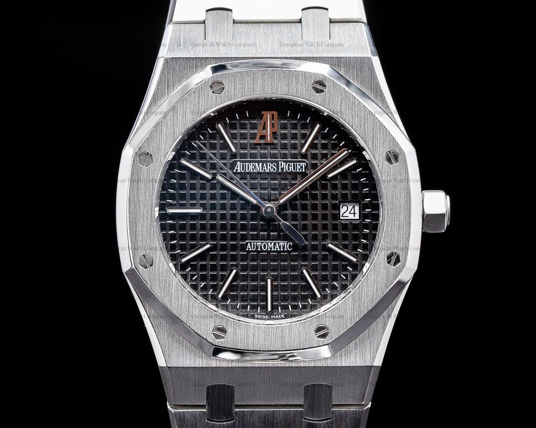 Audemars Piguet Royal Oak Black Dial SS 39MM FULL SET 