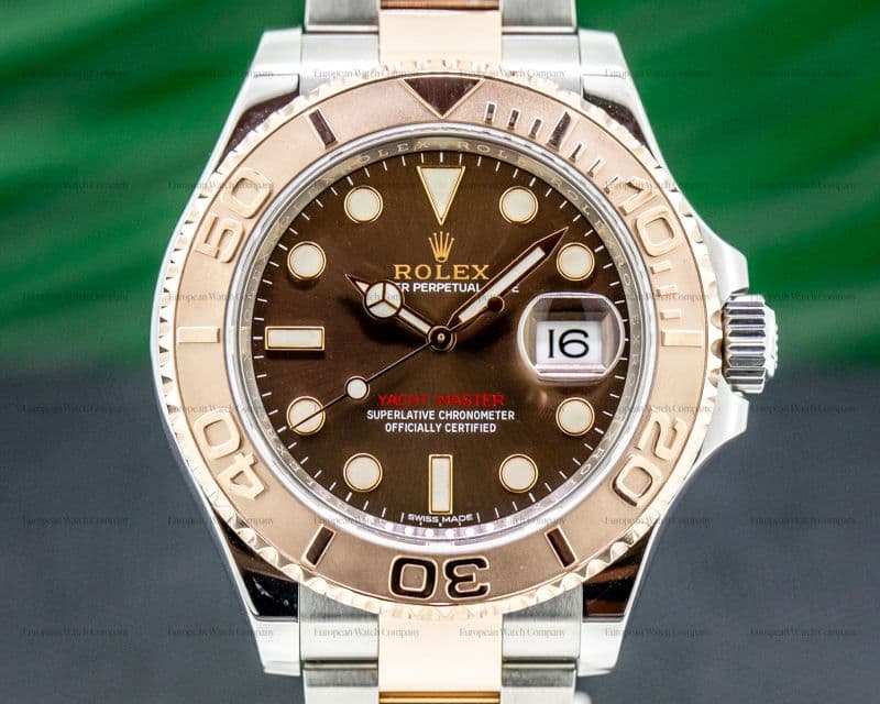Rolex Yacht Master 116621  18K / SS Chocolate Dial