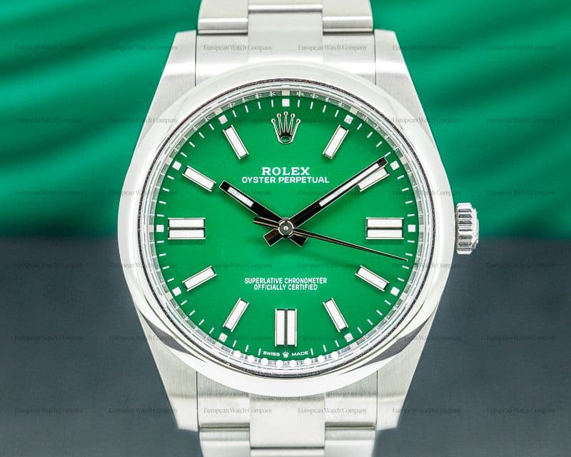 Rolex Oyster Perpetual 124300 41mm SS / Green Dial UNWORN 2020