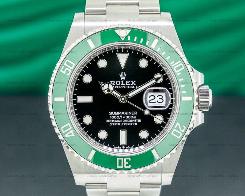 Rolex Submariner Date 126610LV Kermit GREEN Ceramic Bezel 41MM UNWORN