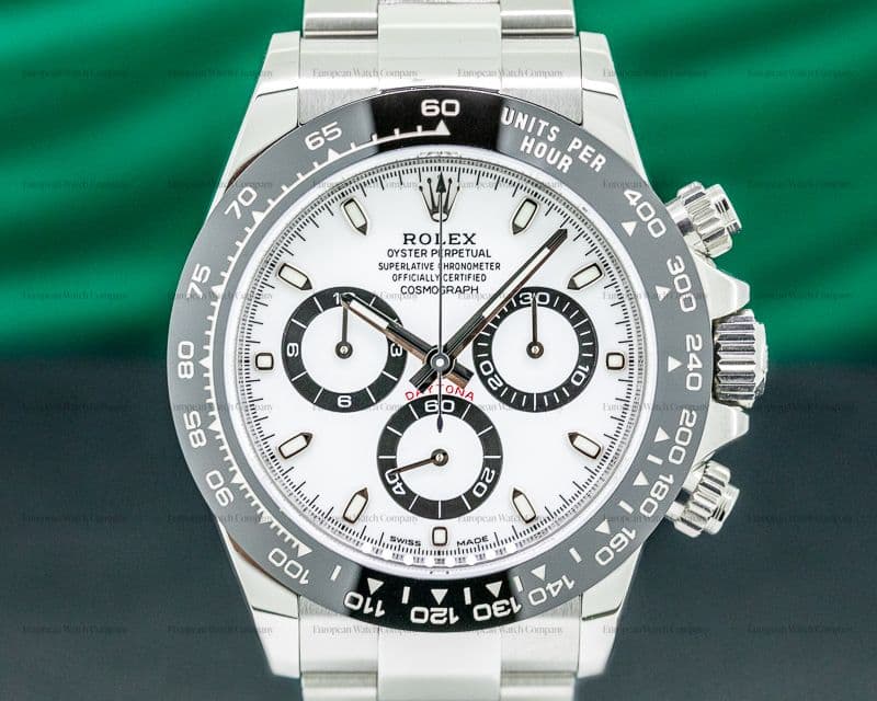 Rolex Daytona 116500LN Ceramic Bezel SS / White Dial