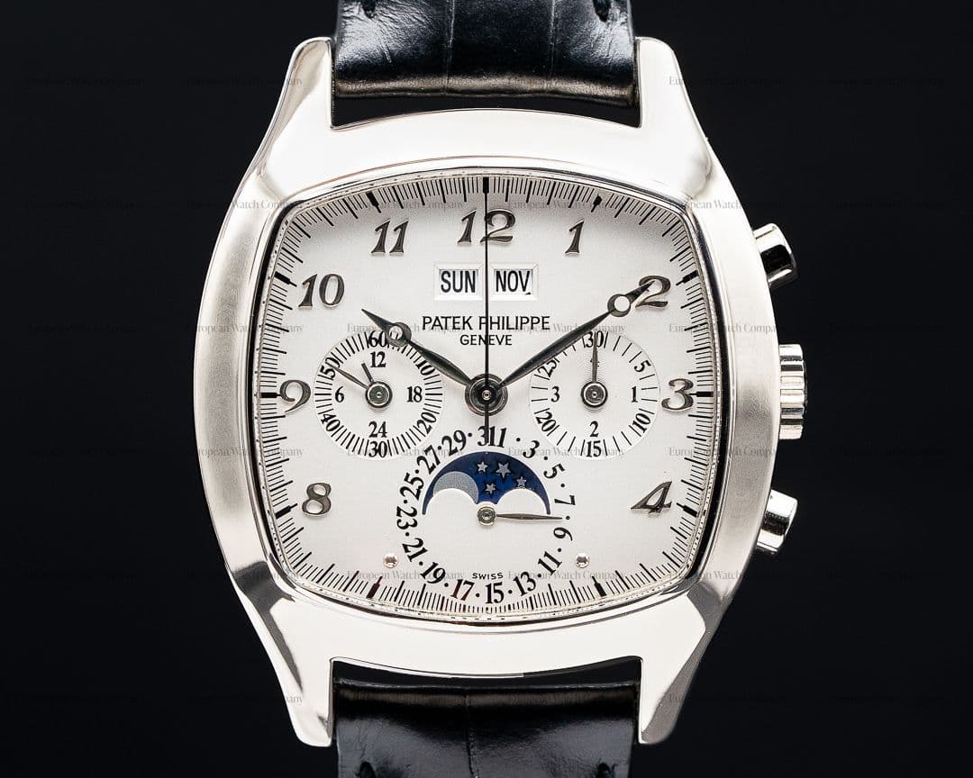 Patek Philippe Perpetual Calendar Chrongraph 5020G / Silver Dial FULL SET
