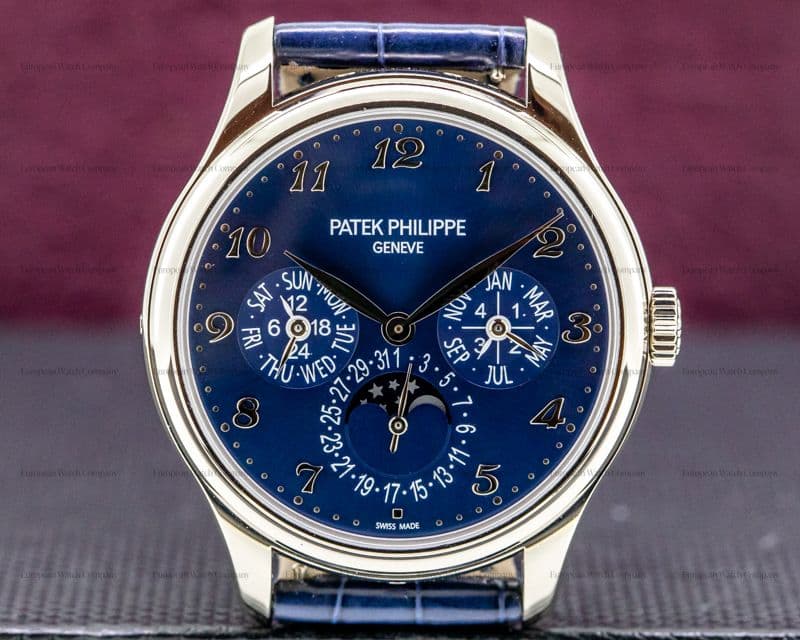 Patek Philippe Perpetual Calendar 5327G 18K White Gold / Blue Dial FULL SET