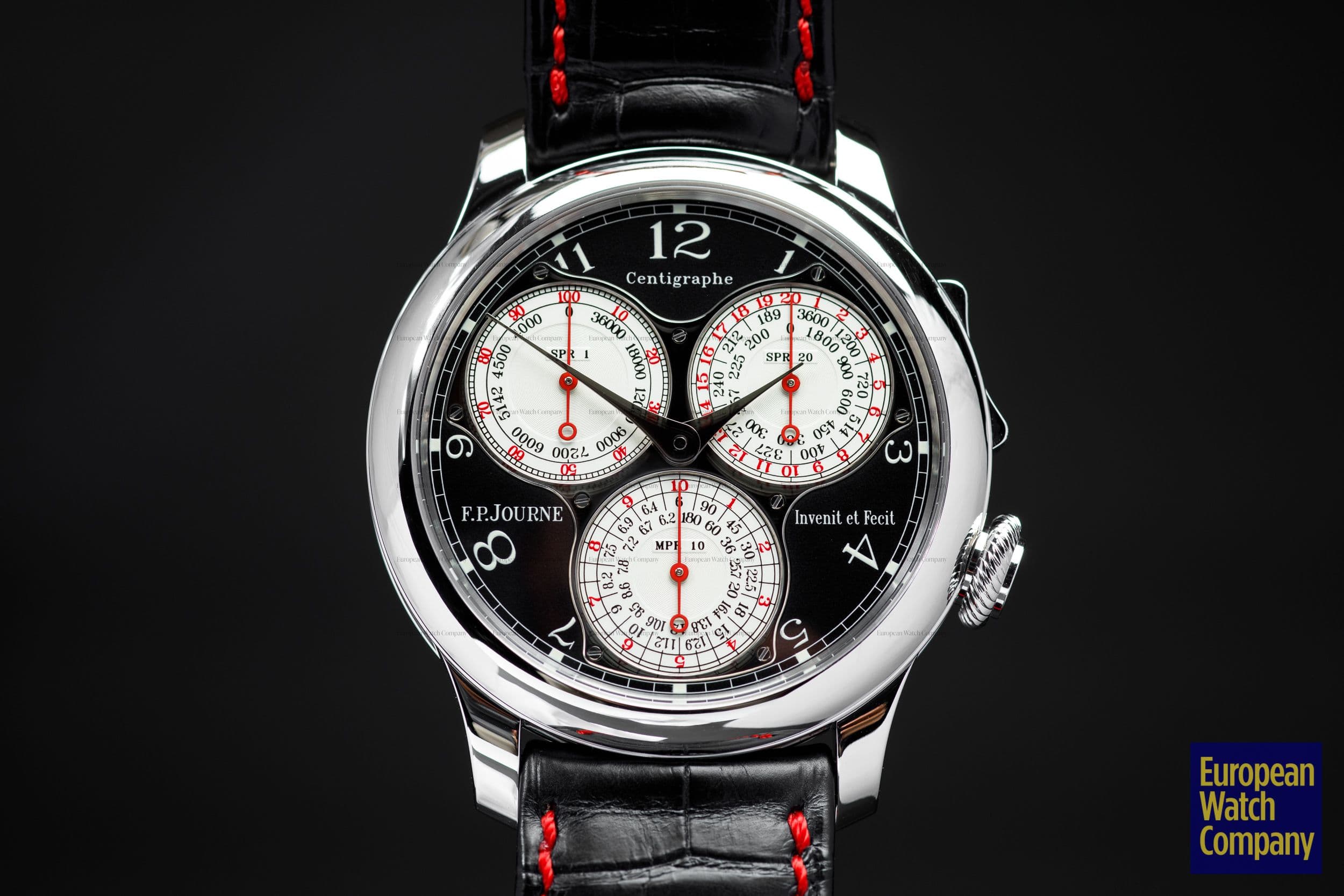 F.P. Journe Centigraphe Souverain Platinum Black Label Series RARE FULL SET