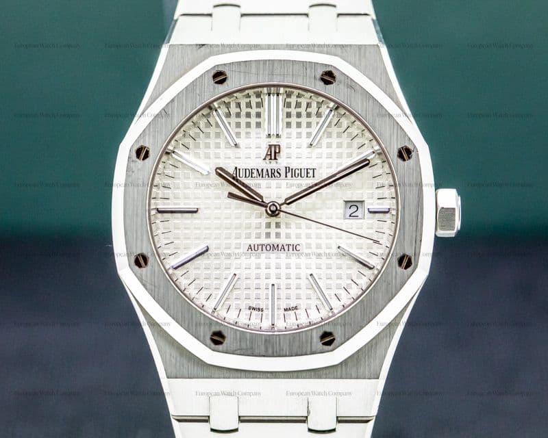 Audemars Piguet Royal Oak 15400ST White Dial SS FULL SET