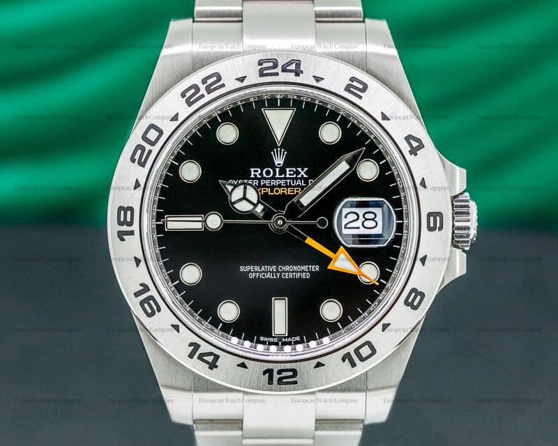 Rolex Explorer II Black Dial SS / FULL SET 2020