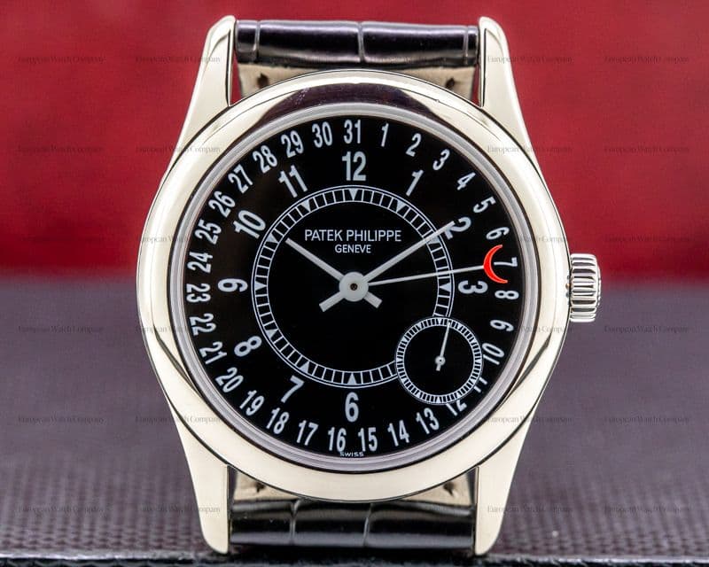 Patek Philippe Calatrava 6000G Grey Dial 18K White Gold / Deployant
