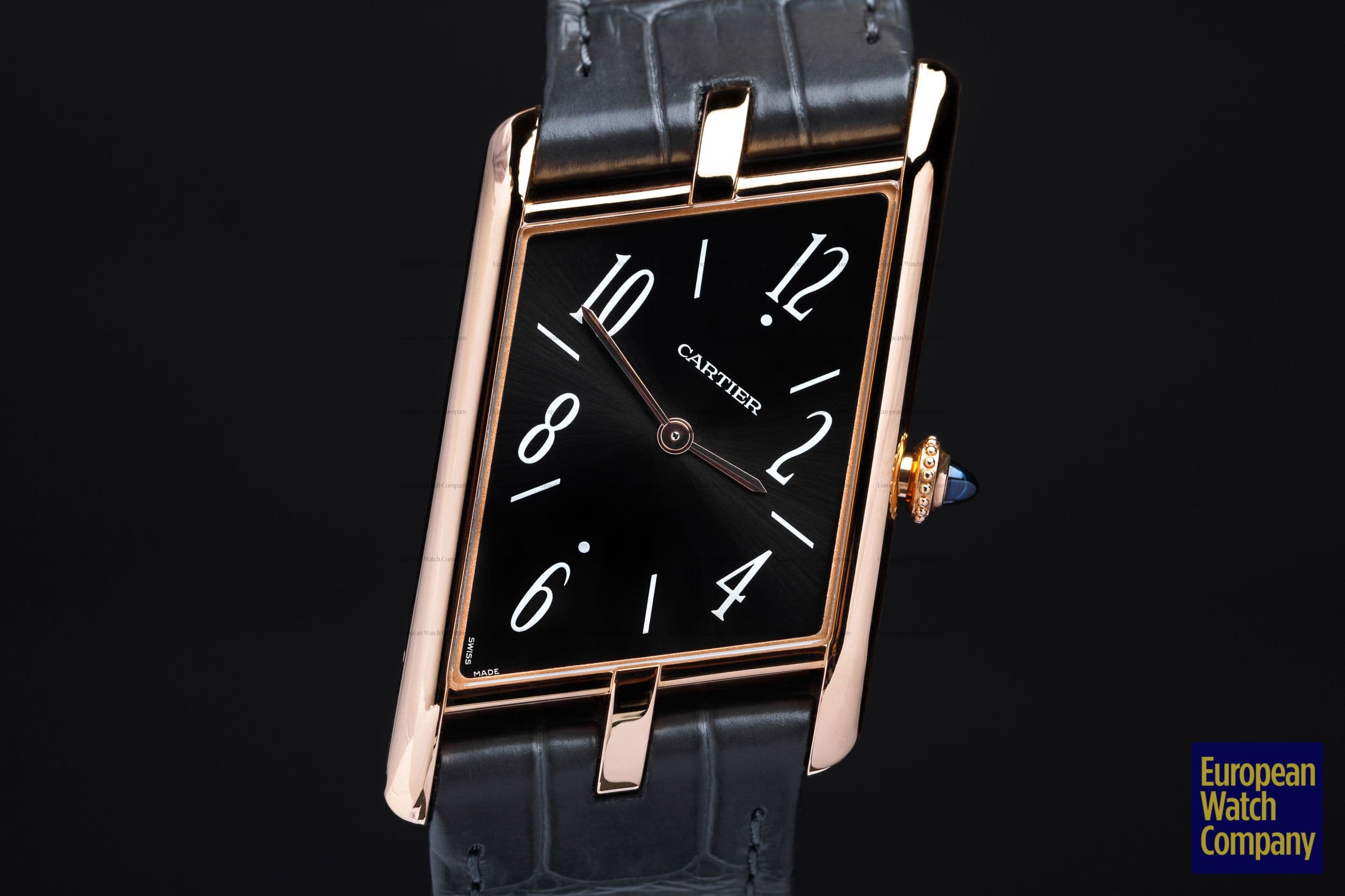 Cartier Privee Collection Tank Asymetrique WGTA0043 18k Rose Gold UNWORN