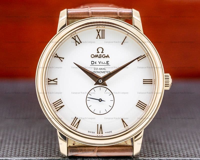 Omega De Ville Prestige Co-Axial 18K Rose Gold