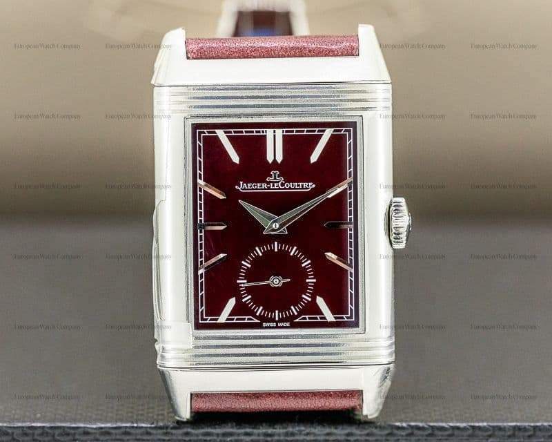 Jaeger LeCoultre Reverso Tribute Small Seconds Burgundy UNWORN 2020 