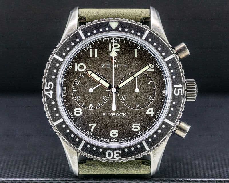 Zenith Pilot Cronometro Tipo CP-2 Flyback UNWORN