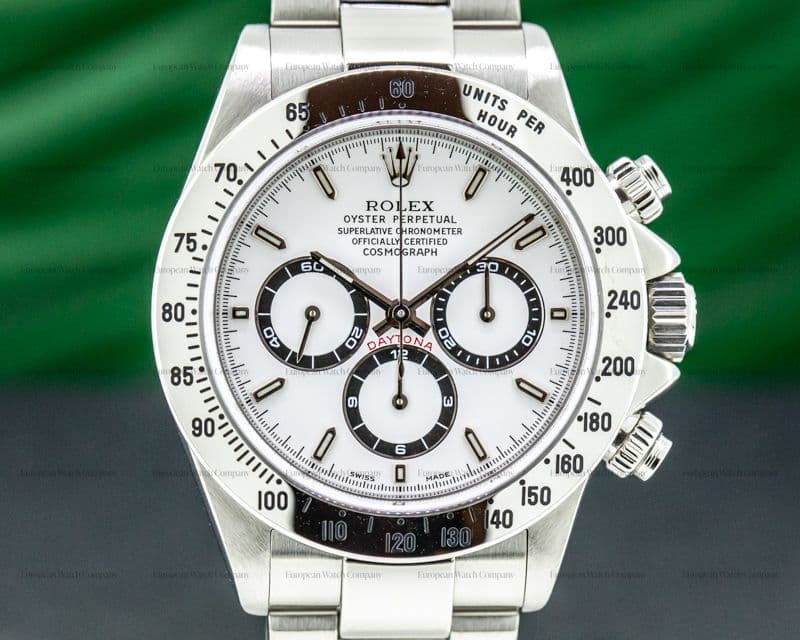 Rolex Daytona SS White Dial Zenith Movement A Series FULL SET ROLEX SERVICE