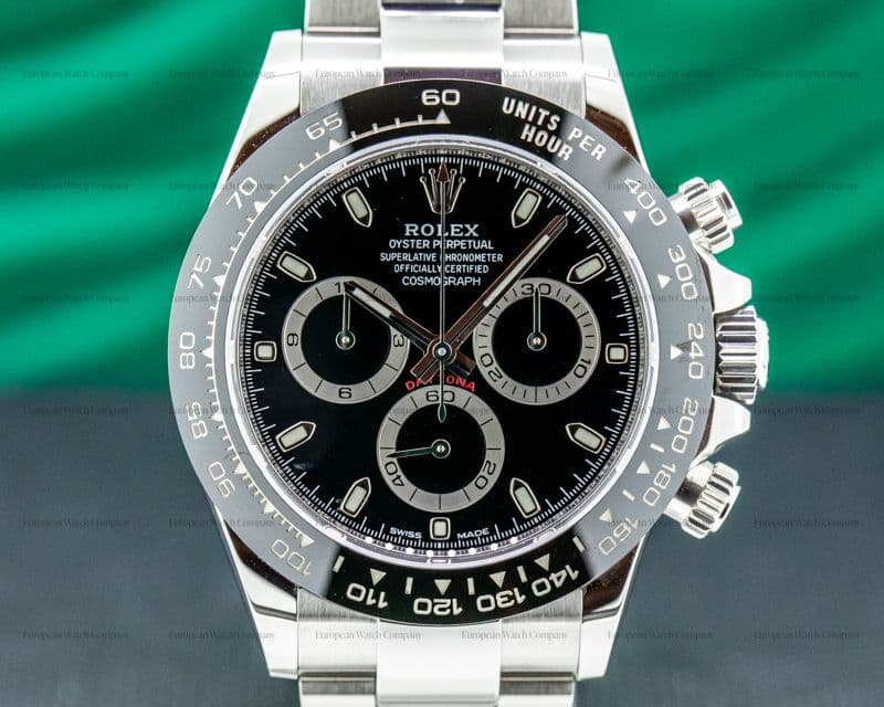 Rolex Daytona 116500LN Ceramic Bezel SS / Black Dial 2019