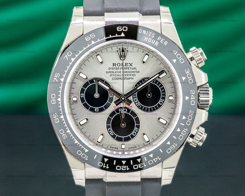 Rolex Daytona 116519LN 18K White Gold Oysterflex Dial UNWORN 2019 STICKERS