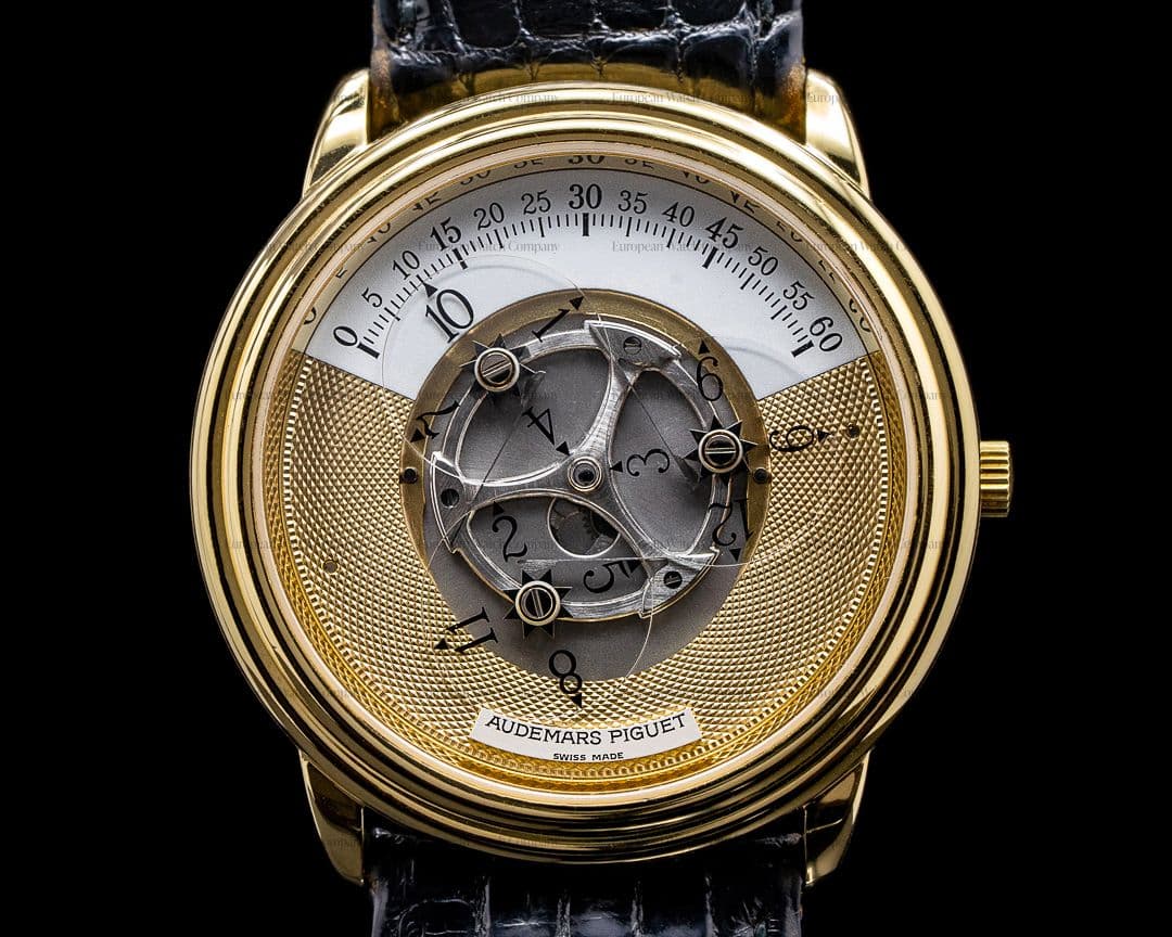 Audemars Piguet Star Wheel Automatic Engraved Dial 18K Yellow Gold FULL SET

