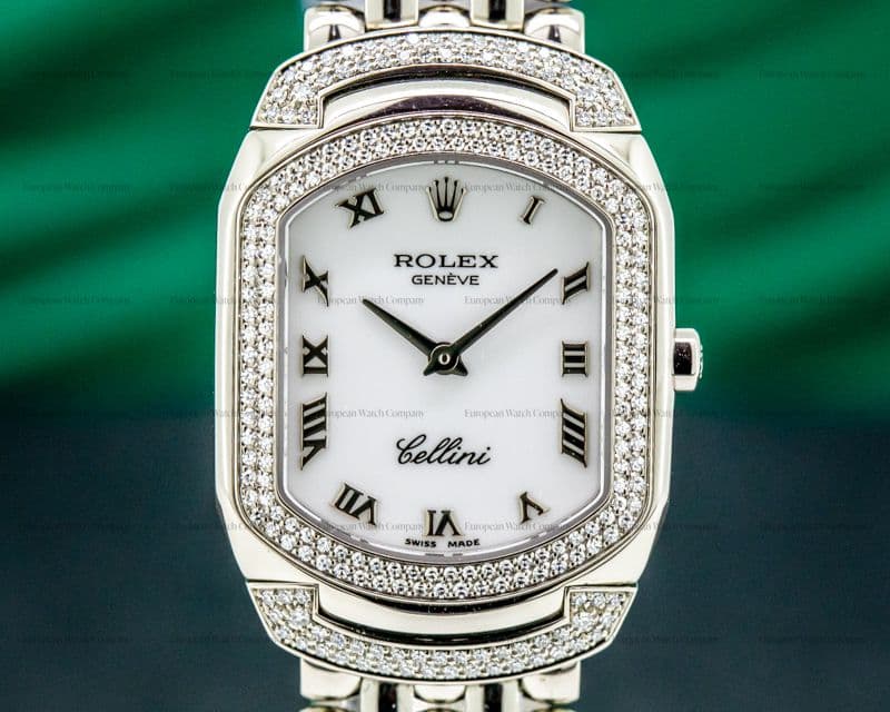 Rolex Cellini Cellissima 18K White Gold / MOP Diamonds