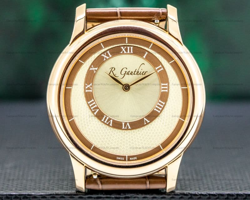 Romain Gauthier Prestige HM 18k Rose Gold Champagne Dial Limited WOW