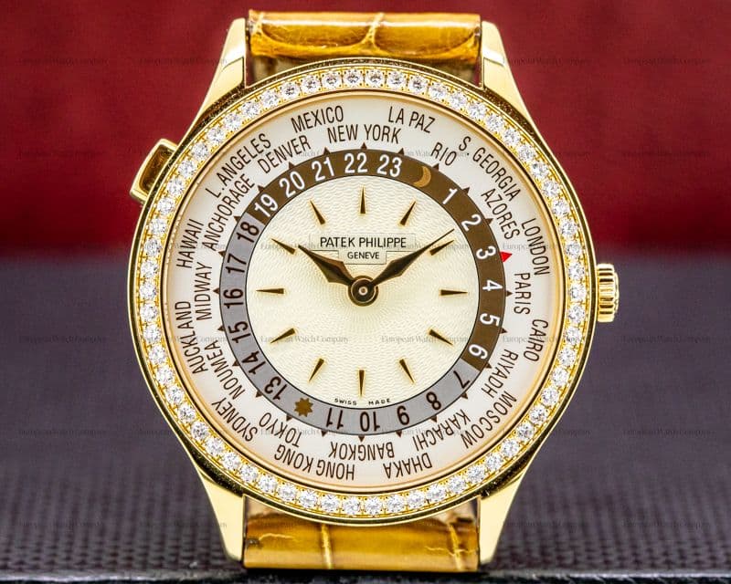 Patek Philippe Complications 7130R World Time 18k Rose Gold / Diamonds 