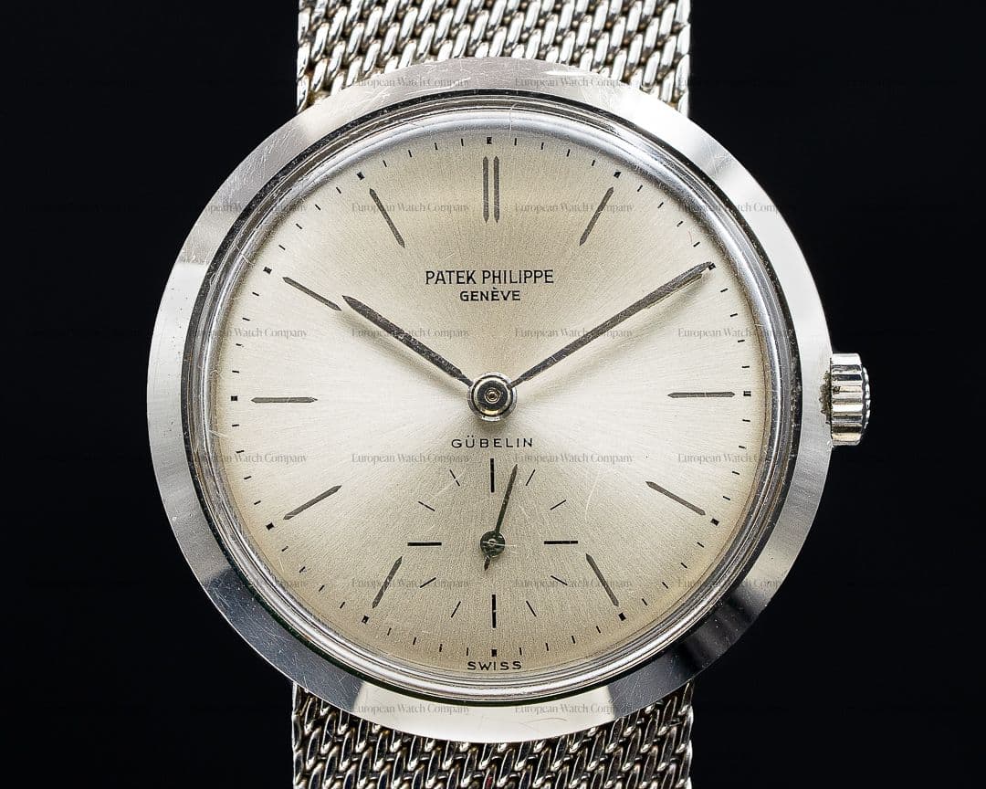 Patek Philippe 3418 Steel Calatrava GUBELIN "Convertible" VERY SHARP