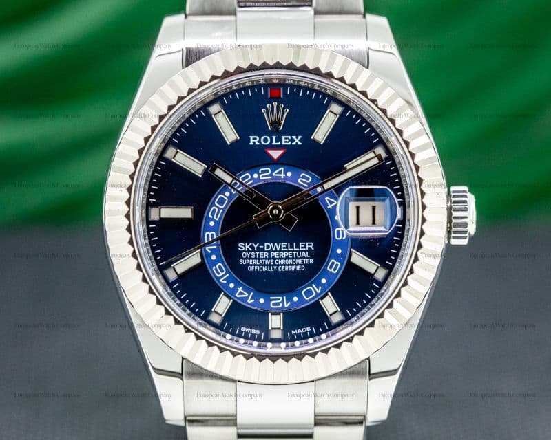 Rolex Sky Dweller 326934 Steel Blue SS / Bracelet 