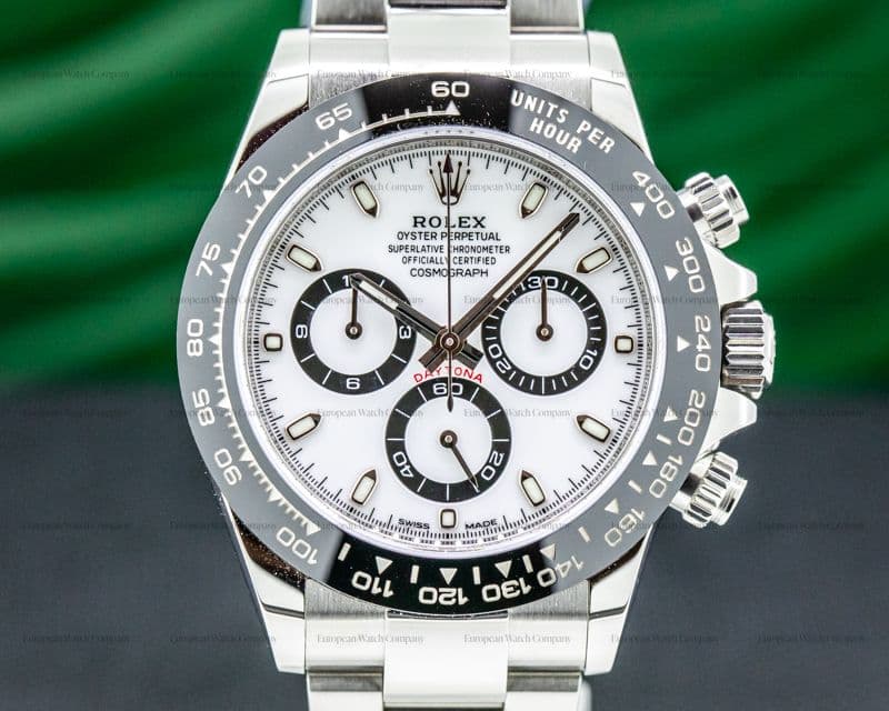 Rolex Daytona 116500LN Ceramic Bezel SS / White Dial 2020