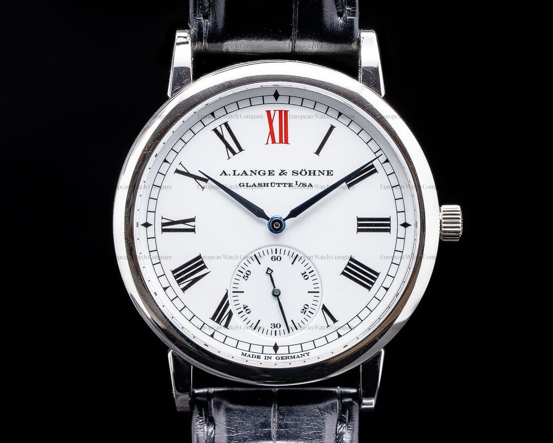A. Lange and Sohne Anniversary 302.025 Jubilaums Langematik Platinum Limited FULL SET