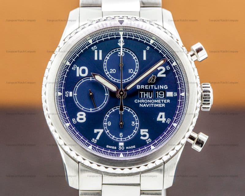 Breitling Navitimer Aviator 8 Chronograph SS / Bracelet 43