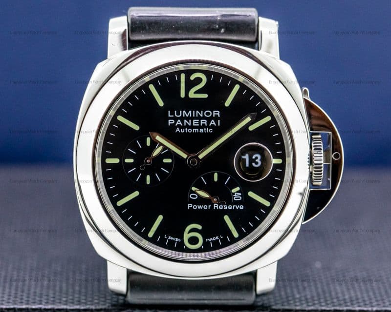 Panerai Luminor Power Reserve Black Dial 44MM SS