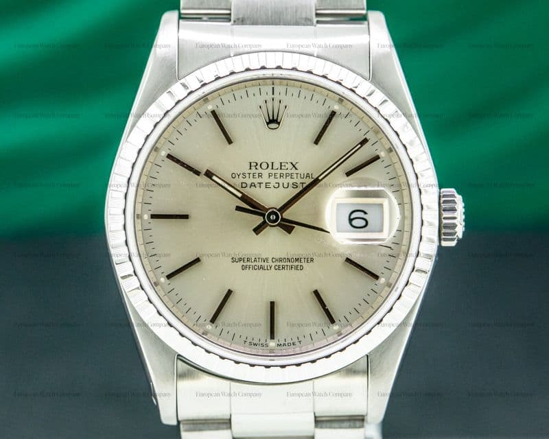 Rolex Datejust Silver Dial SS Oyster