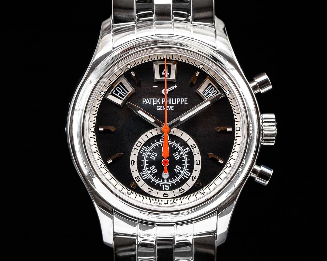 Patek Philippe Annual Calendar 5960/1A-010 Black Dial Chronograph SS DISCONTINUED  