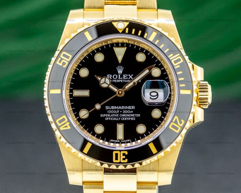 Rolex Rolex Submariner 116618 18K Yellow Gold 2020