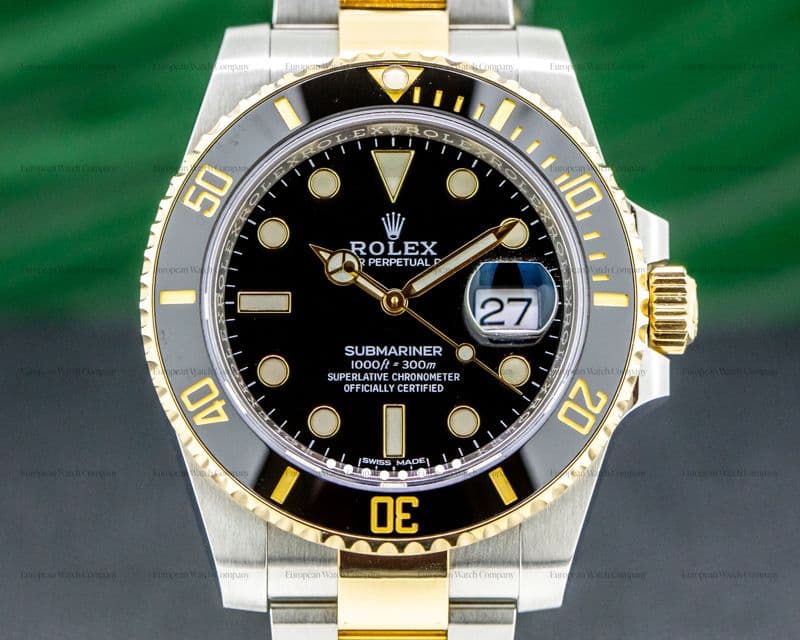 Rolex Submariner 116613LN Ceramic Black Dial 18K / SS 2020 DISCONTINUED