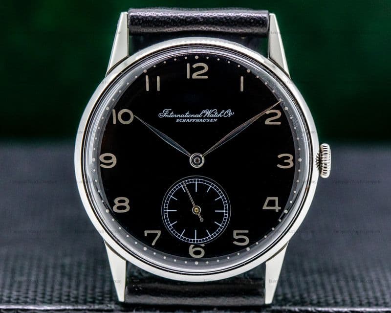 IWC Vintage Refernce 333 Black Dial / IWC Service + Extract