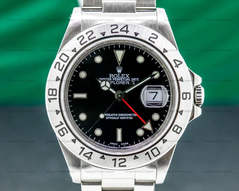 Rolex Explorer II 16570 Black Dial 
